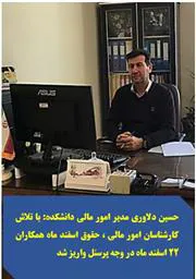 پرداخت حقوق کارکنان  