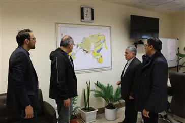 حضور نماینده اداره منابع فیزیکی وزارتخانه در دانشکده علوم پزشکی مراغه