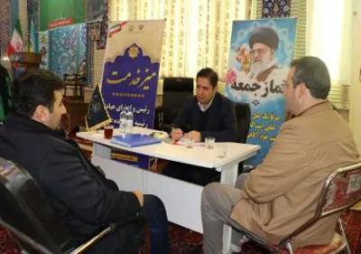 برگزاری میز خدمت دانشکده علوم پزشکی مراغه با حضور معاون توسعه مدیریت و منابع